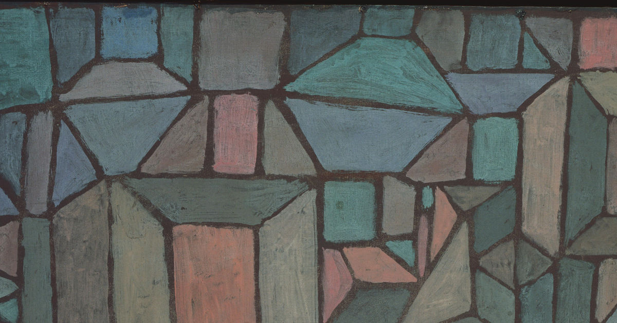 Detail 1: Upper city blocks and roofs in The Way to the Citadel